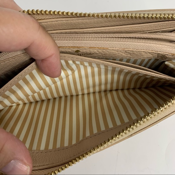 Kate Spade Cobble Hill Lacey Zip Wallet Affogato - Picture 7 of 14